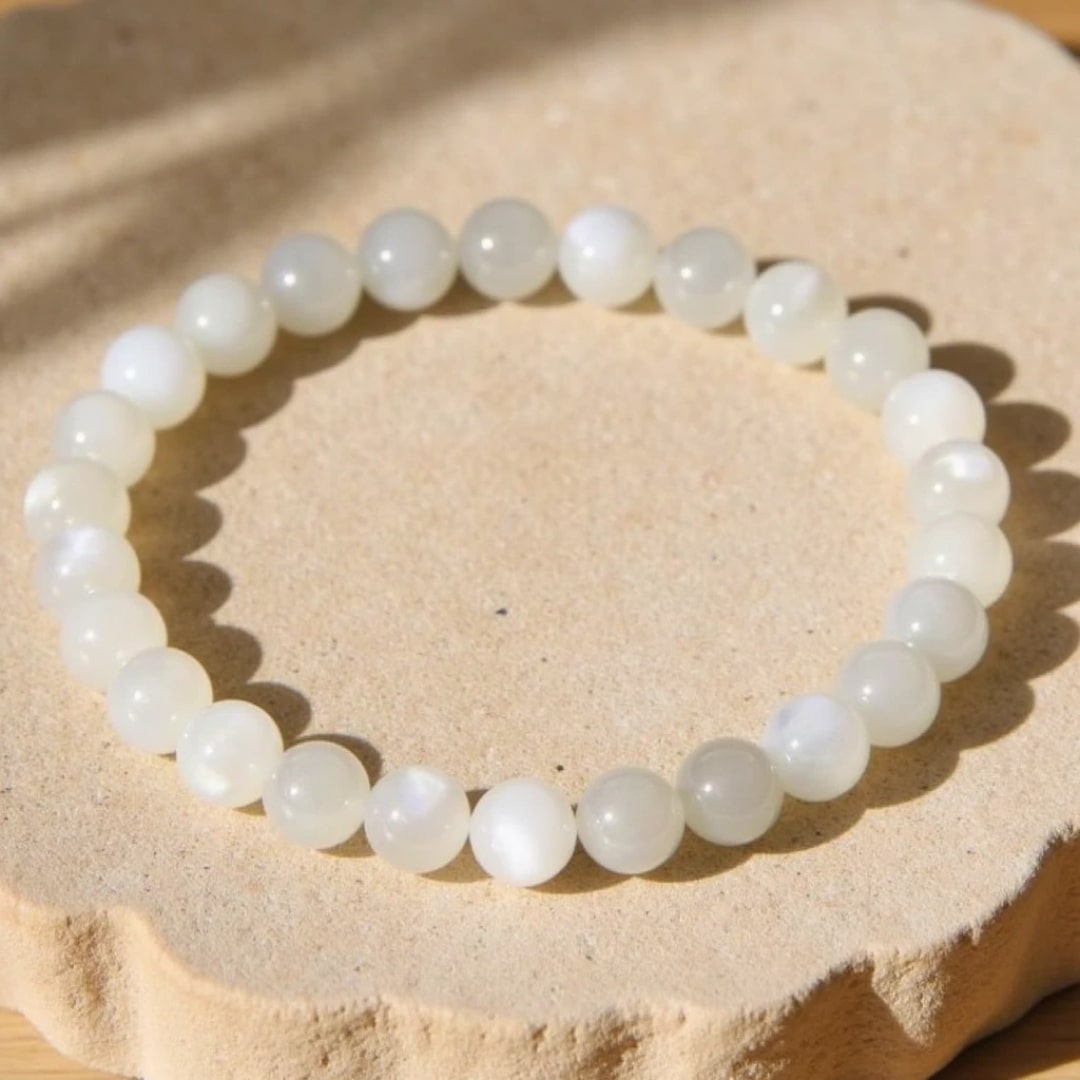 Bracelet Pierre de Lune — Intuition Féminine & Cycles de Vie