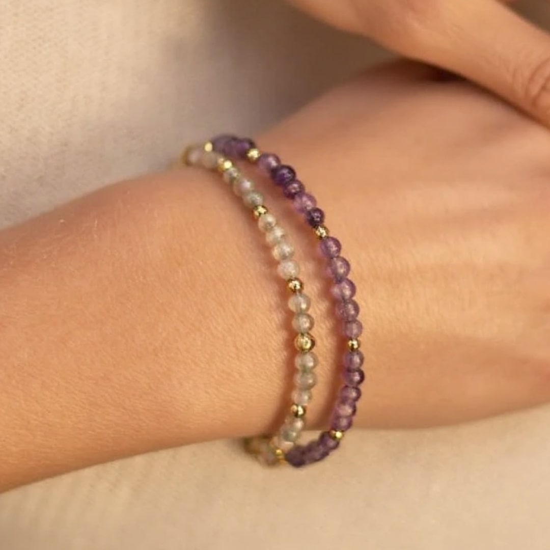 Bracelet Pierre de Naissance — Votre Mois, Votre Pierre Sacrée