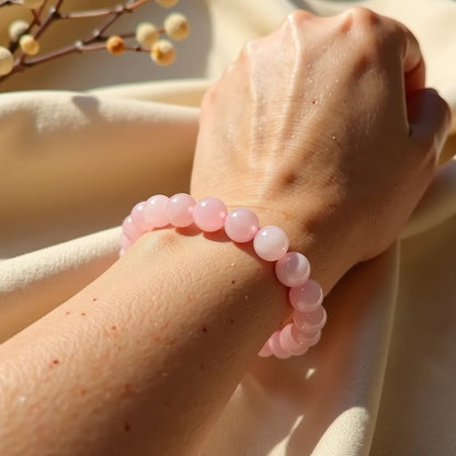 Bracelet Quartz Rose — Pierre de l'Amour & de la Douceur