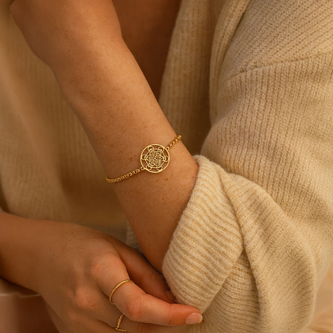 Bracelet Métatron — Géométrie Sacrée & Protection Universelle