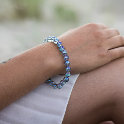Bracelet Aqua Aura — Énergie Céleste & Clarté Spirituelle