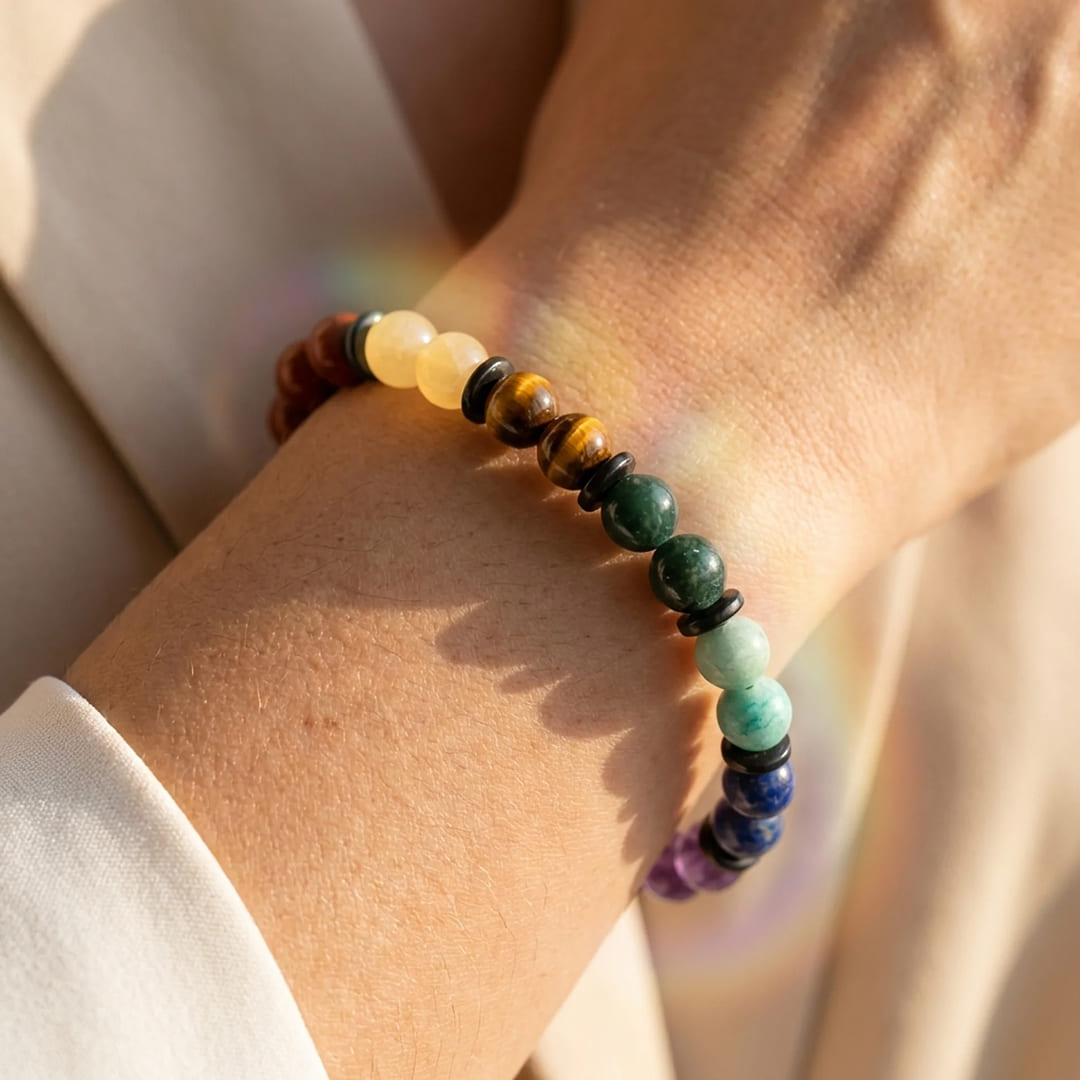 Bracelet Harmonisation 7 Chakras — Alignement & Équilibre Complet