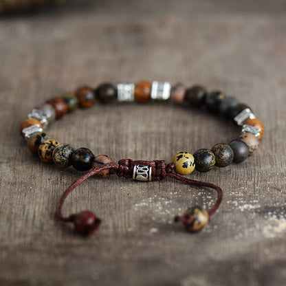 Bracelet Jaspe — Stabilité, Soutien & Ancrage Terrestre