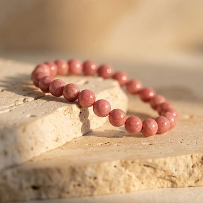 Bracelet Rhodonite — Amour de Soi & Guérison Émotionnelle