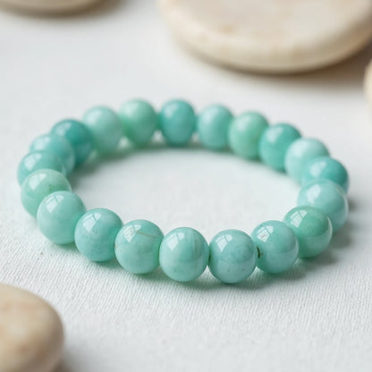 Bracelet Amazonite — Calme Profond & Communication Apaisée