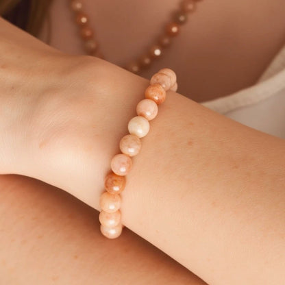 Bracelet Pierre de Soleil — Joie, Confiance & Optimisme Naturel