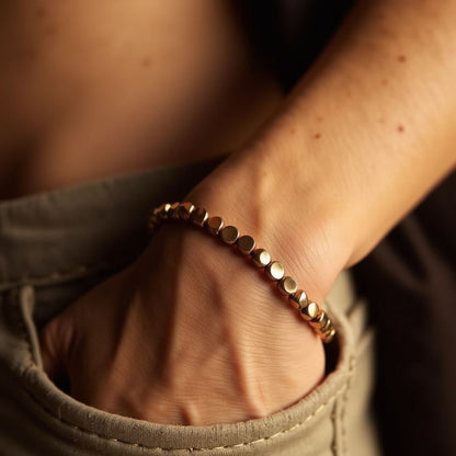 Bracelet Tibétain en Cuivre — Équilibre & Énergie Vitale