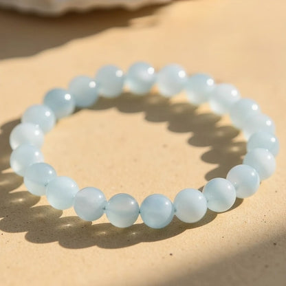 Bracelet Aigue-Marine — Sérénité, Clarté & Courage Émotionnel