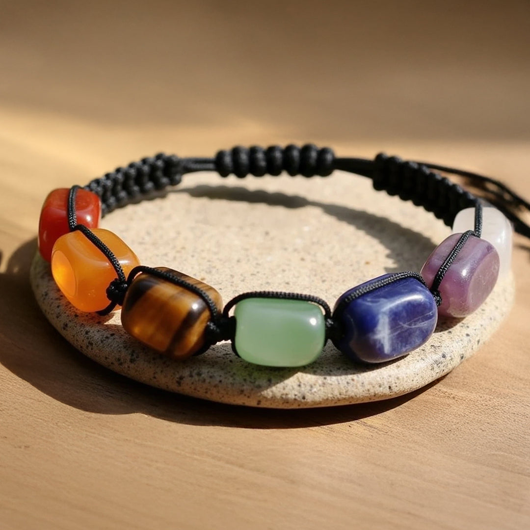 Bracelet 7 Chakras — Rééquilibrage & Harmonisation Énergétique