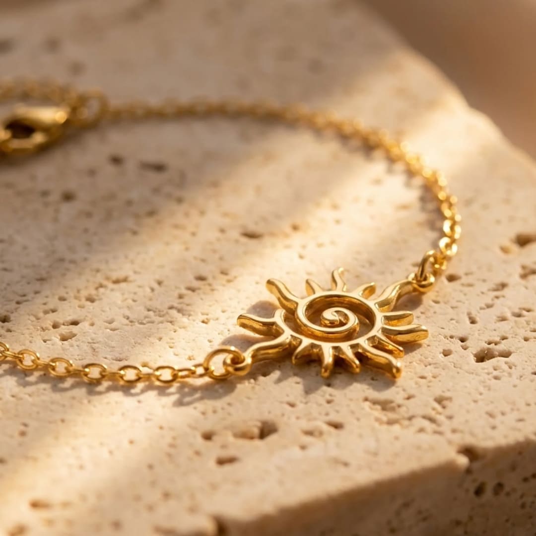Bracelet Soleil Symbolique — Lumière, Vie & Rayonnement