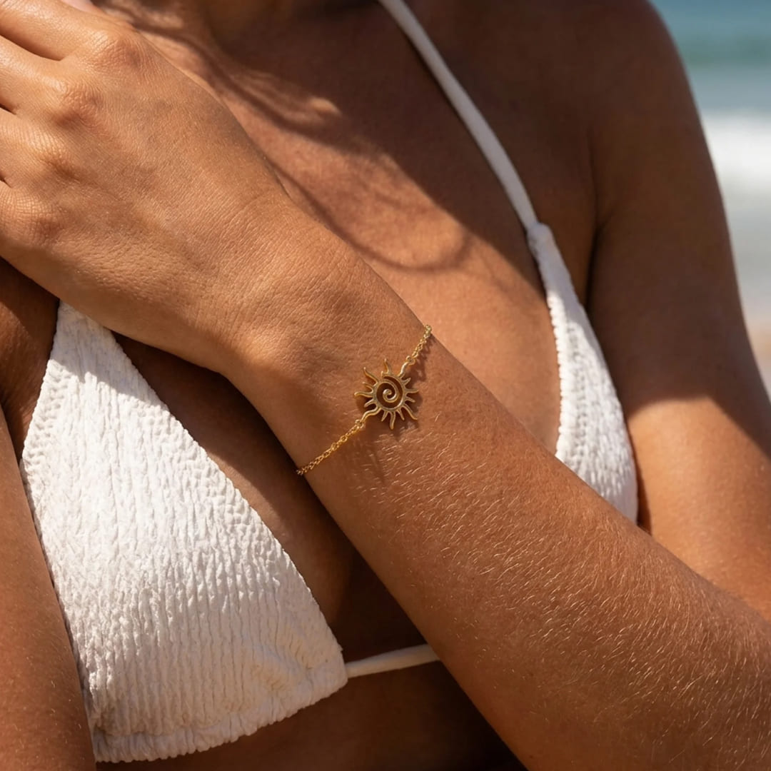 Bracelet Soleil Symbolique — Lumière, Vie & Rayonnement