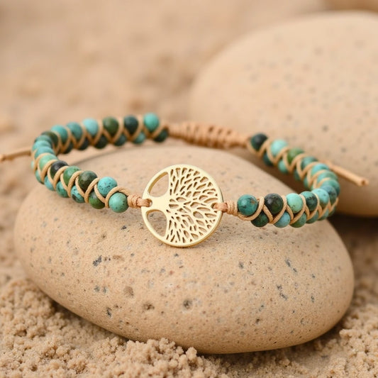 Bracelet Turquoise Africaine — Protection Ancestrale & Longévité