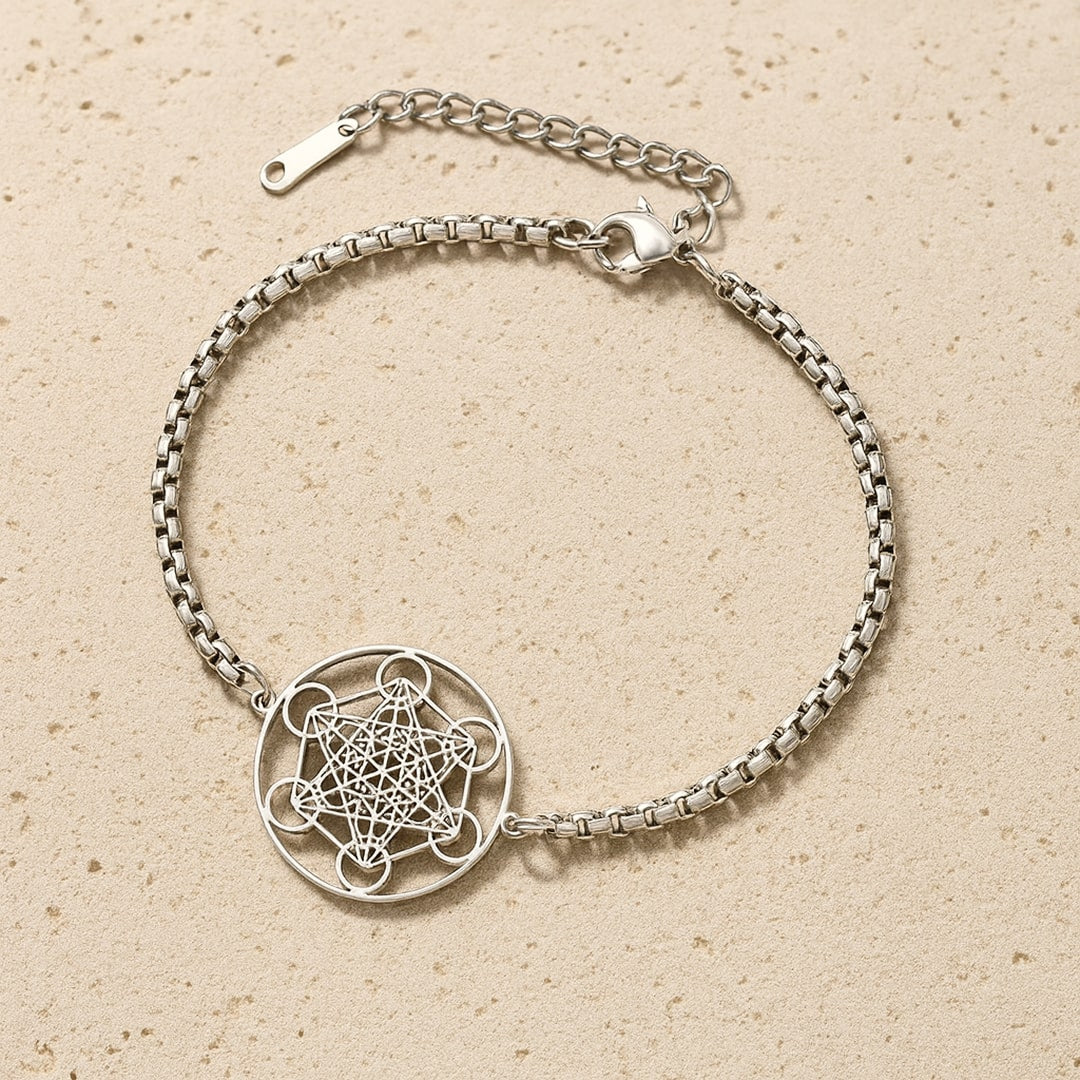 Bracelet "Lumière de Métatron" - Argent - L'Arbre des Chakras