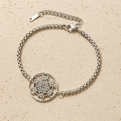 Bracelet "Lumière de Métatron" - Argent - L'Arbre des Chakras