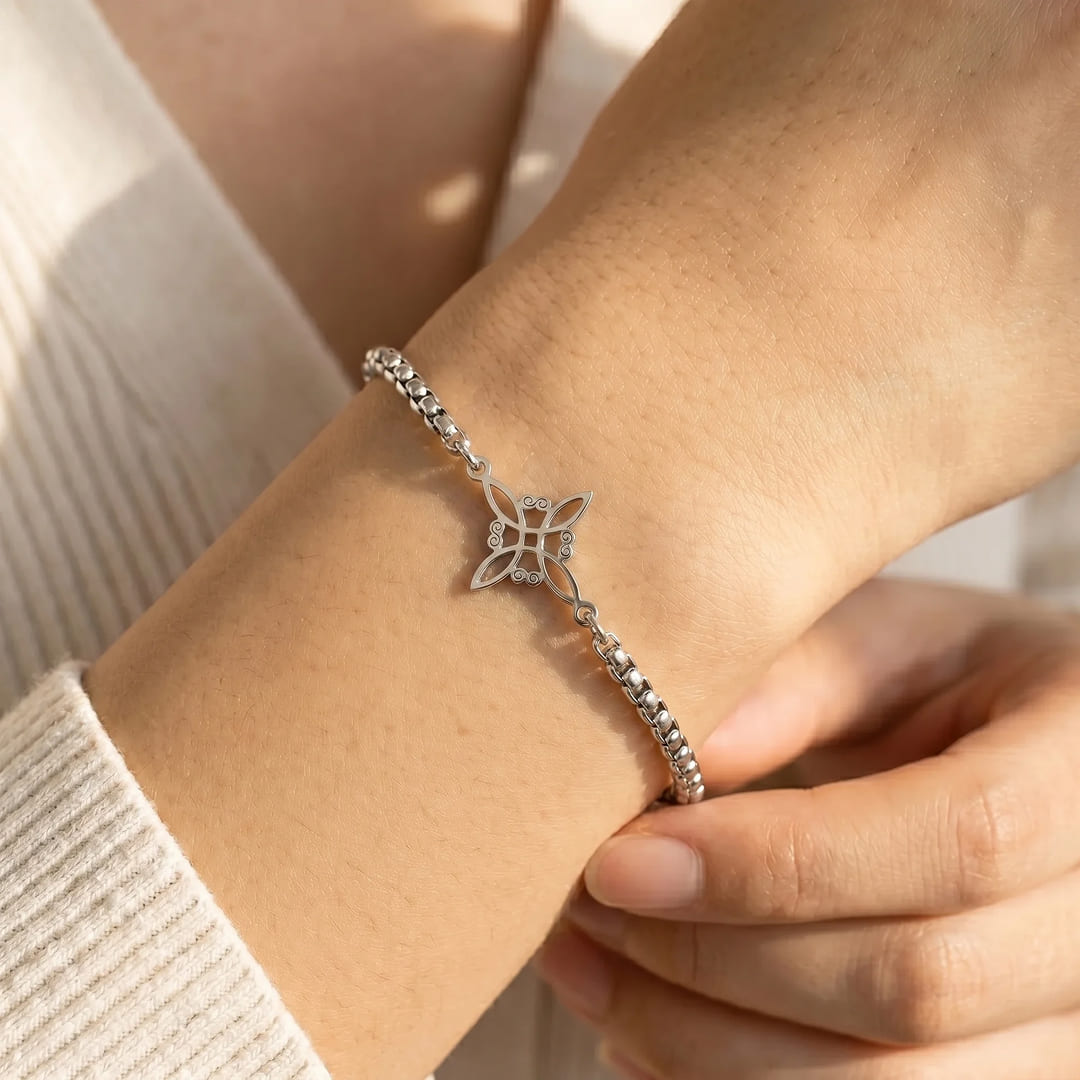 Bracelet Nœud de Sorcière — Lien Sacré & Protection Mystique