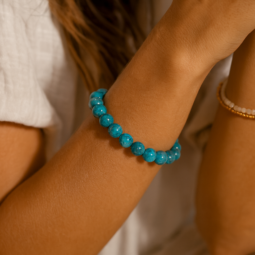 Bracelet Apatite — Clarté Mentale & Motivation Profonde