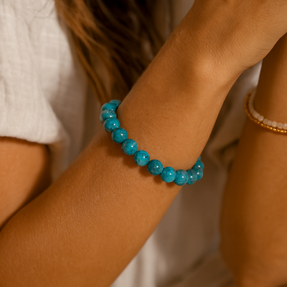 Bracelet Apatite — Clarté Mentale & Motivation Profonde