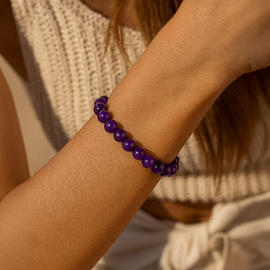 Bracelet Améthyste — Sérénité Profonde & Sommeil Réparateur
