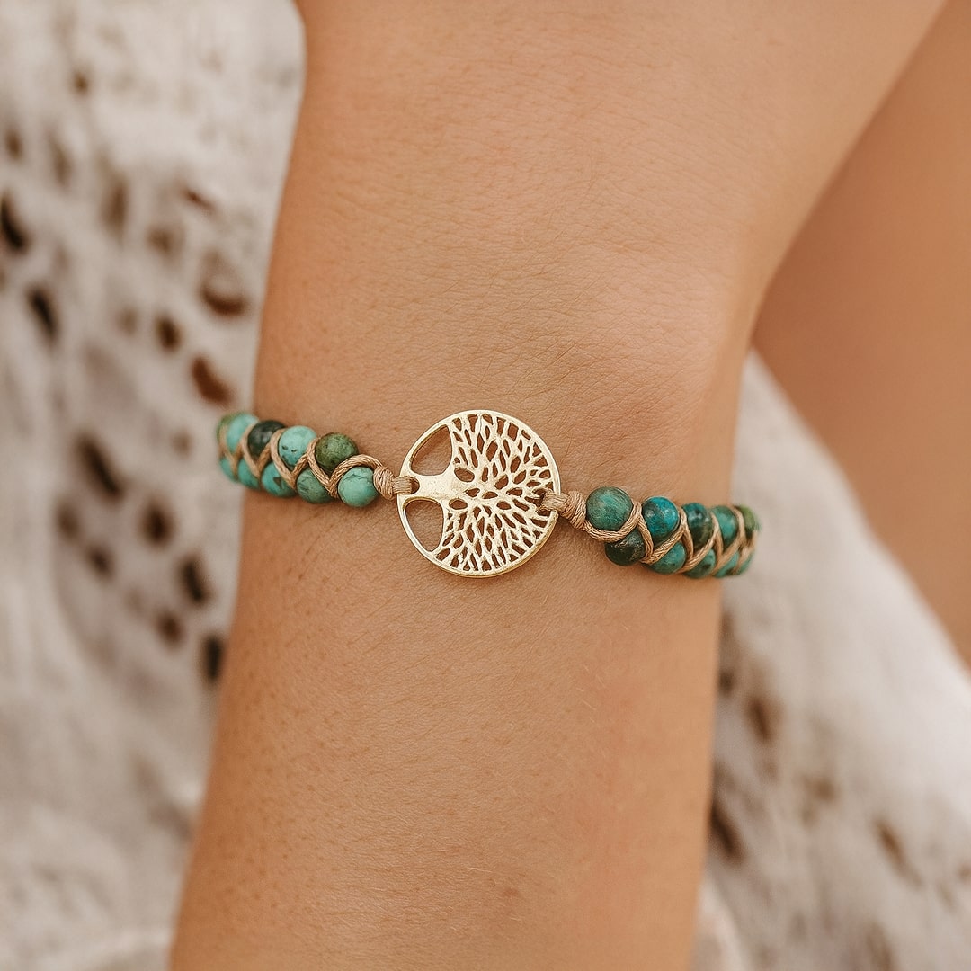 Bracelet Turquoise Africaine — Protection Ancestrale & Longévité