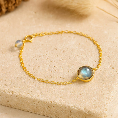 Bracelet Duo Labradorite — Clarté & Protection Renforcée