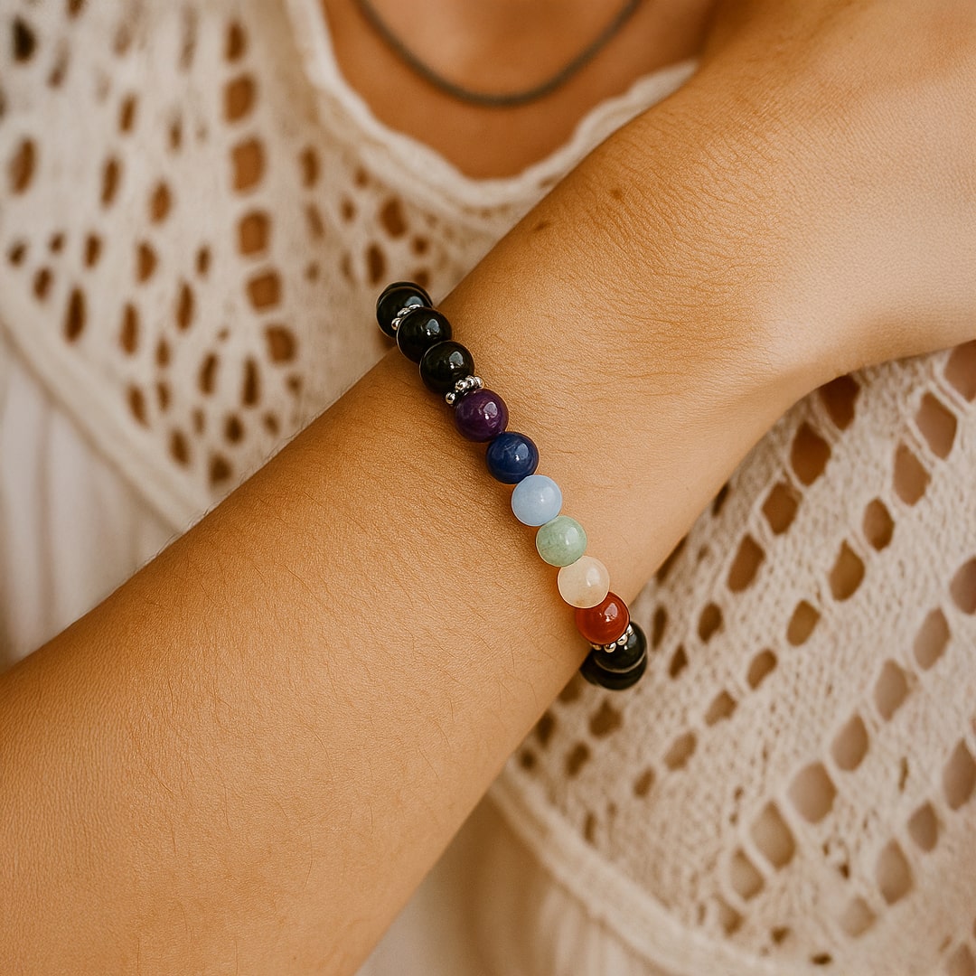 Bracelet Protection 7 Chakras — Équilibre & Bouclier Énergétique