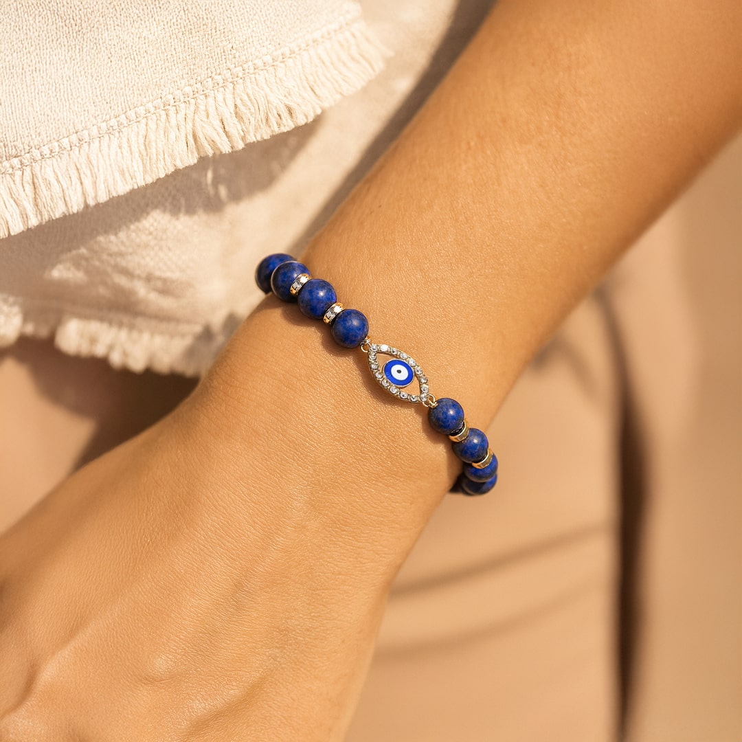 Bracelet Lapis Lazuli — Vérité, Sagesse & Discernement