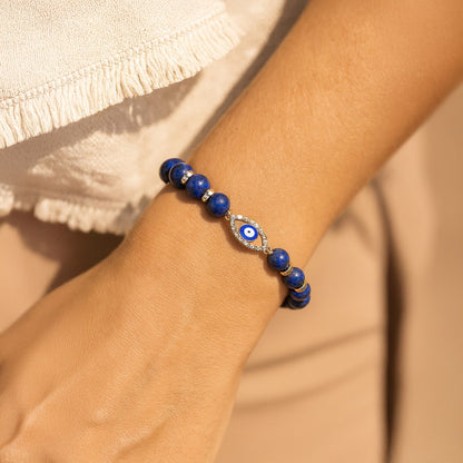 Bracelet Lapis Lazuli — Vérité, Sagesse & Discernement