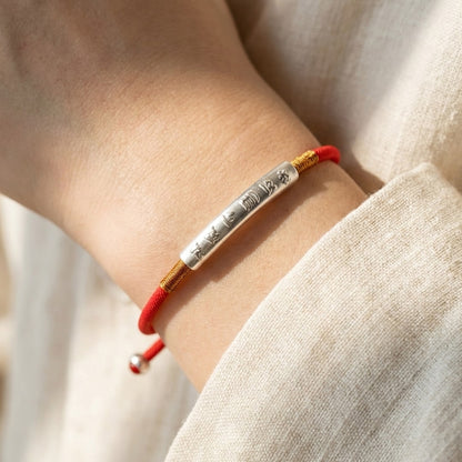 Bracelet Bouddhiste Sacré — Mantra Porte-Bonheur & Sérénité
