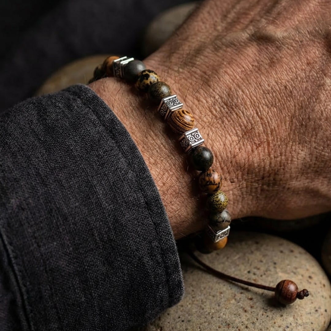 Bracelet Jaspe — Stabilité, Soutien & Ancrage Terrestre