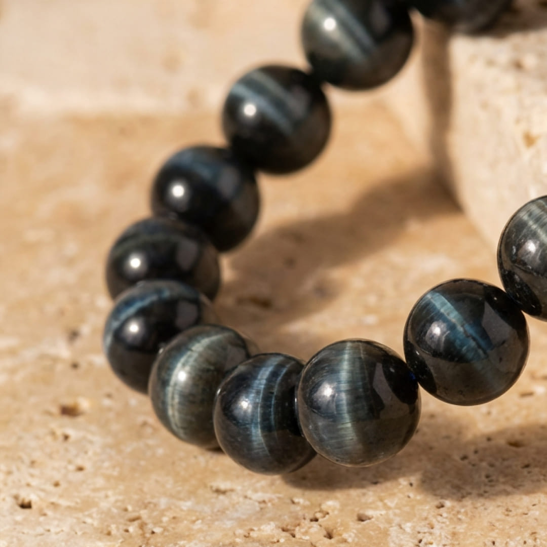 Bracelet Œil de Faucon — Intuition & Protection de l'Ange Gardien
