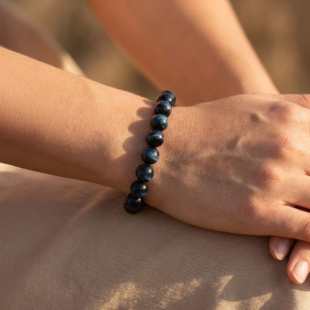 Bracelet Œil de Faucon — Intuition & Protection de l'Ange Gardien