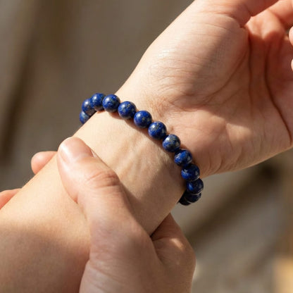 Bracelet Lapis Lazuli — Sagesse, Expression & Amitié Sincère