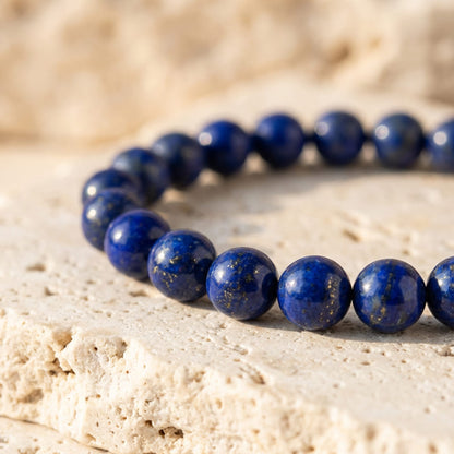 Bracelet Lapis Lazuli — Sagesse, Expression & Amitié Sincère