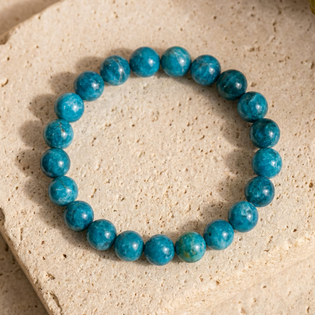 Bracelet Apatite — Clarté Mentale & Motivation Profonde