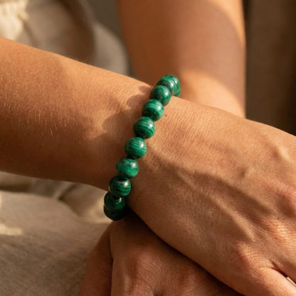 Bracelet Malachite — Transformation Profonde & Libération