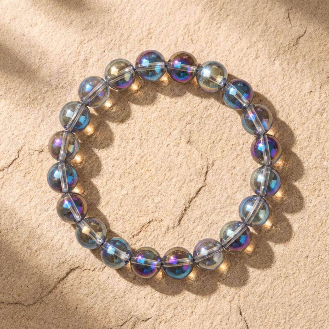 Bracelet Aqua Aura — Énergie Céleste & Clarté Spirituelle