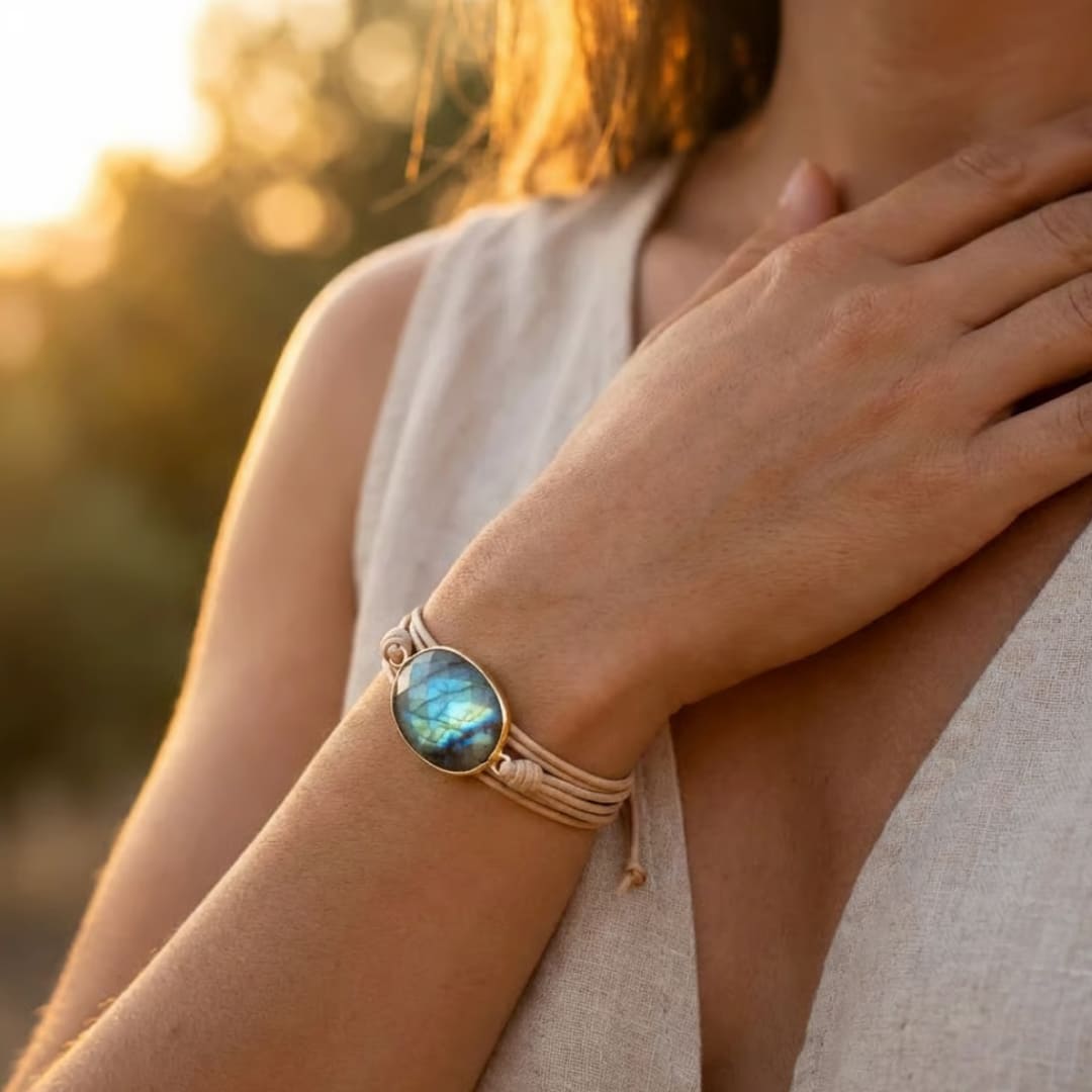 Bracelet Multi-Tours Labradorite — Libération & Intuition Amplifiée
