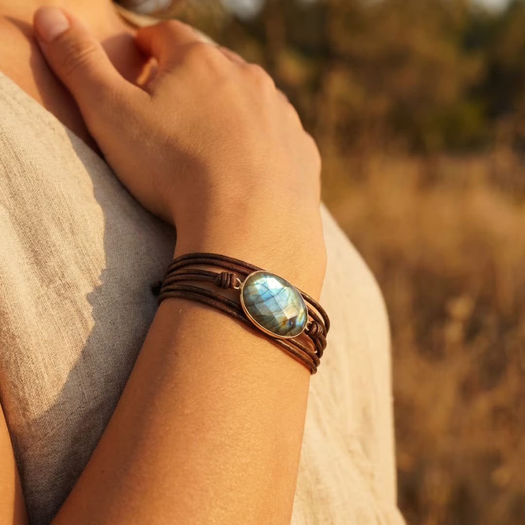 Bracelet Multi-Tours Labradorite — Libération & Intuition Amplifiée
