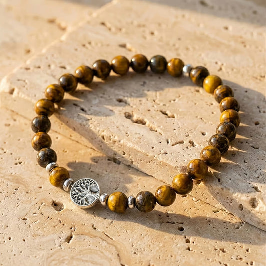 Bracelet Œil de Tigre — Confiance en Soi, Instinct & Courage