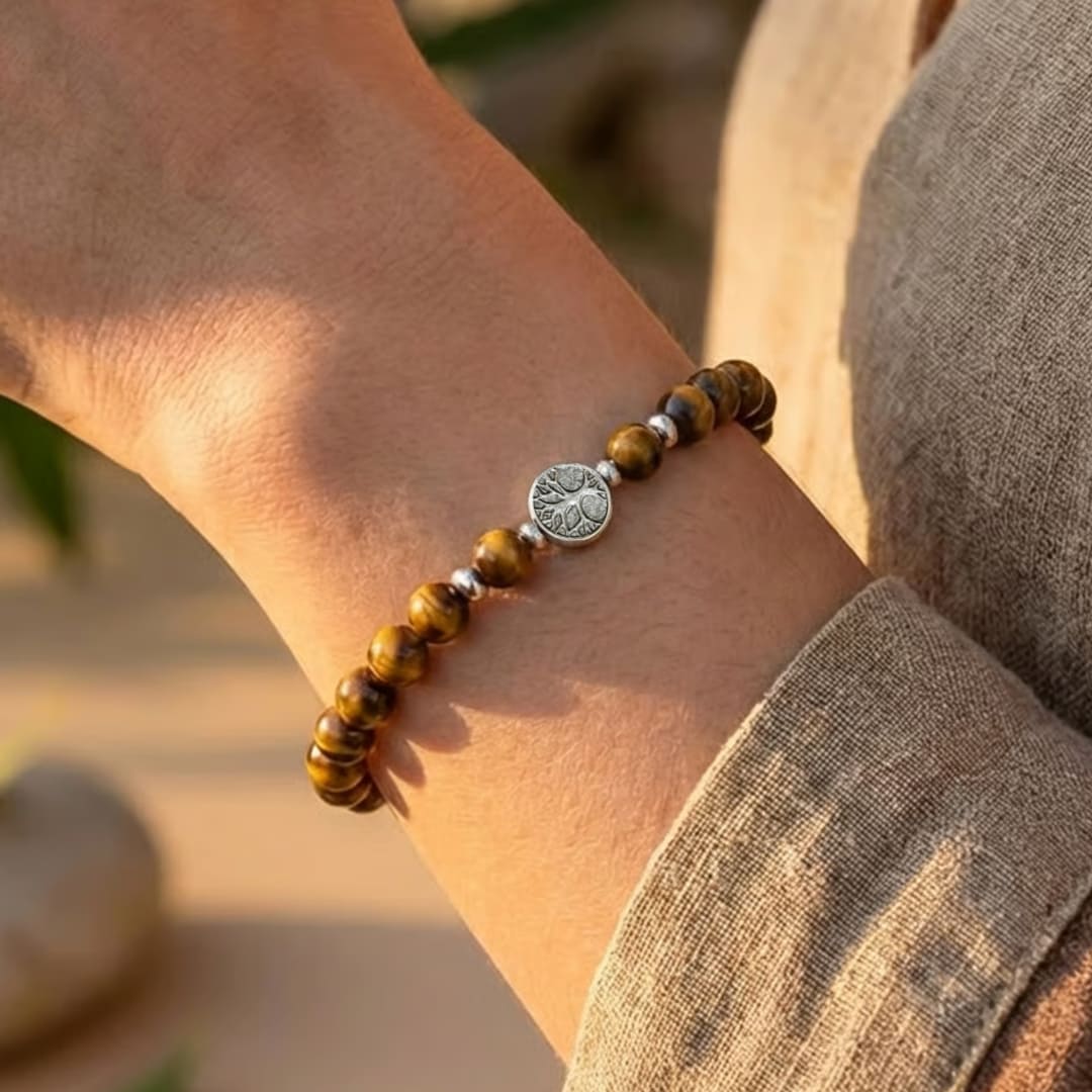 Bracelet Œil de Tigre — Confiance en Soi, Instinct & Courage
