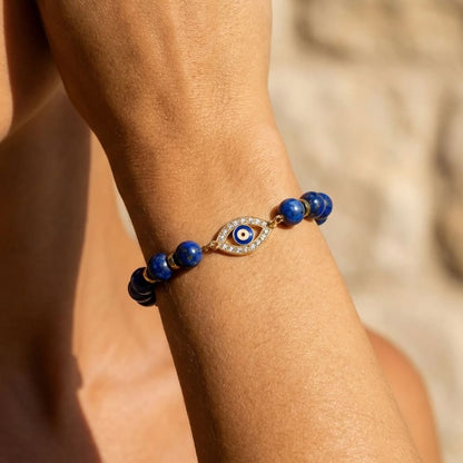 Bracelet Lapis Lazuli — Vérité, Sagesse & Discernement