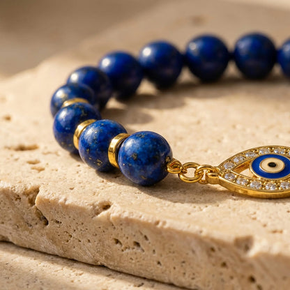 Bracelet Lapis Lazuli — Vérité, Sagesse & Discernement