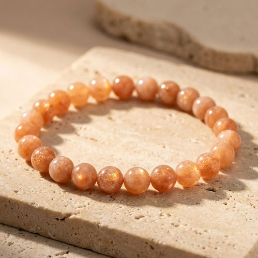 Bracelet Pierre de Soleil — Joie, Confiance & Optimisme Naturel