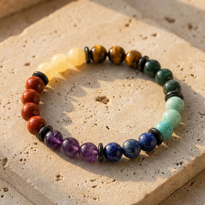 Bracelet Harmonisation 7 Chakras — Alignement & Équilibre Complet