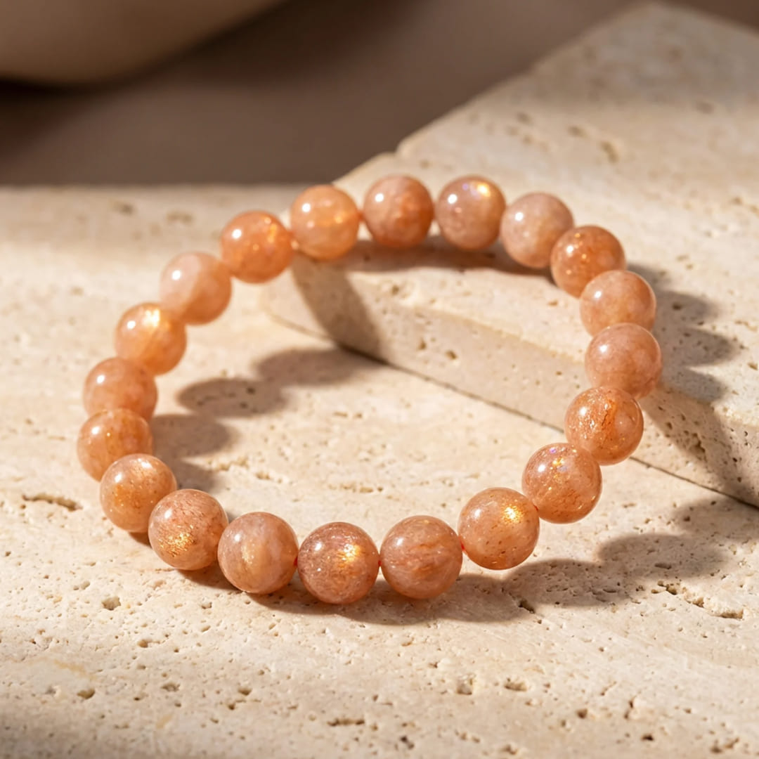 Bracelet Pierre de Soleil — Joie, Confiance & Optimisme Naturel