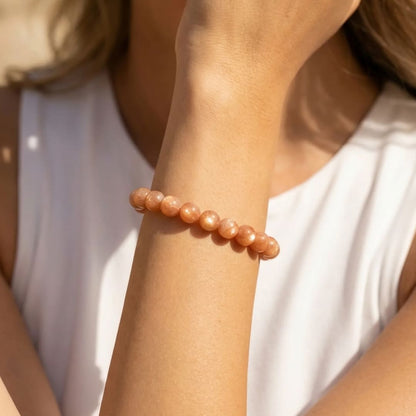 Bracelet Pierre de Soleil — Joie, Confiance & Optimisme Naturel
