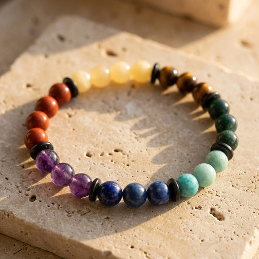 Bracelet Harmonisation 7 Chakras — Alignement & Équilibre Complet