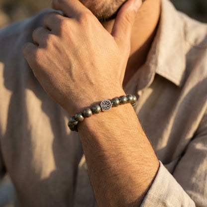 Bracelet Pyrite — Prospérité, Volonté & Protection Énergétique