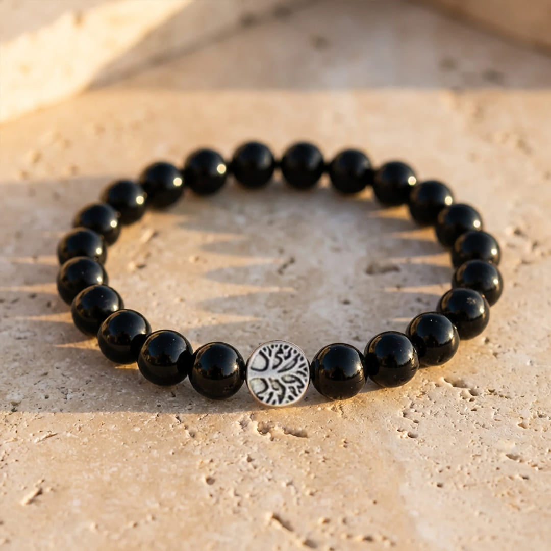 Bracelet Obsidienne Noire — Ancrage Profond & Protection Absolue