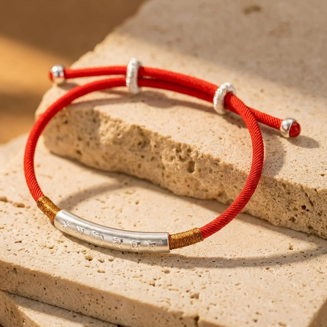 Bracelet Bouddhiste Sacré — Mantra Porte-Bonheur & Sérénité